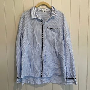 Striped Button Down Shirt